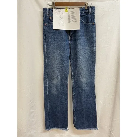 VTG Levi’s 517 Orange TabDenim Jeans Boot Cut Men 32X31.5Woman’s